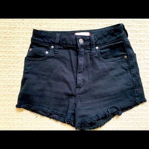 Aritzia Sunday best black Jean shorts